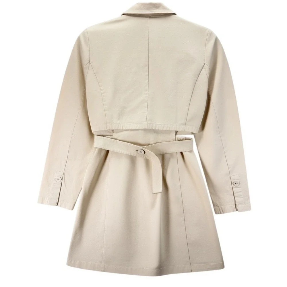NEW The Drop Paige DeSorbo Waist Cutout Blazer Dress Ivory Size L